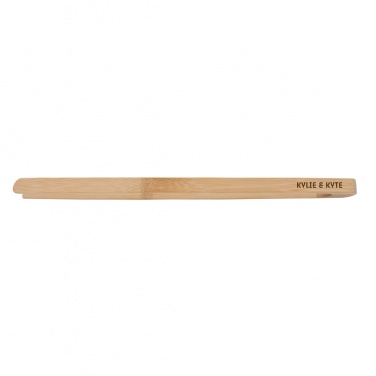 Logo trade corporate gifts image of: Ukiyo bamboo serving tongs