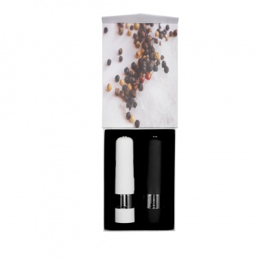 Logotrade promotional giveaway image of: Electric pepper and salt mill set