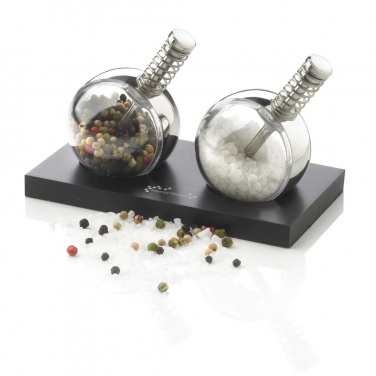 Logo trade business gifts image of: Planet pepper & salt set