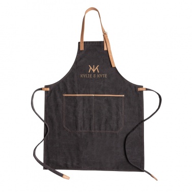 Logo trade promotional gift photo of: Deluxe canvas chef apron