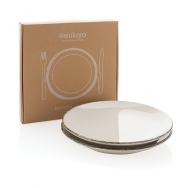 Logo trade advertising product photo of: Ukiyo dinner plate set of 2