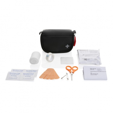 Logotrade promotional giveaway picture of: RCS recycled nubuck PU pouch first aid set mailable