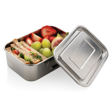Logo trade promotional giveaways image of: RCS Recycled stainless steel leakproof lunch box