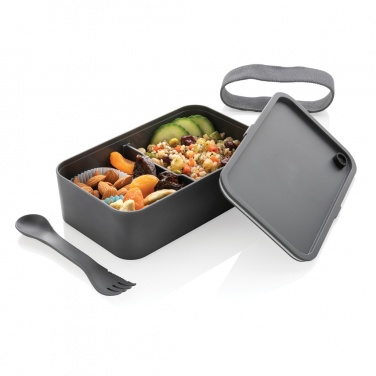 Logo trade promotional merchandise picture of: PP lunchbox with spork