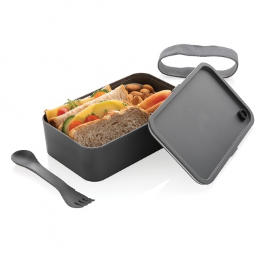 Logo trade advertising products image of: PP lunchbox with spork