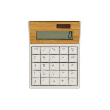Logotrade corporate gifts photo of: Utah RCS recycled plastic and  bamboo calculator