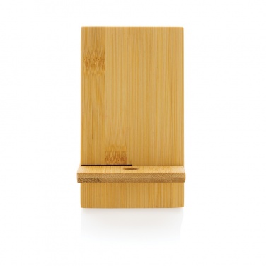 Logotrade corporate gift image of: Bamboo phone stand in kraft box
