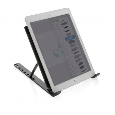 Logotrade promotional giveaway image of: Terra RCS recycled aluminium universal laptop/tablet stand
