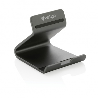 Logo trade corporate gifts image of: Terra RCS recycled aluminium tablet & phone stand