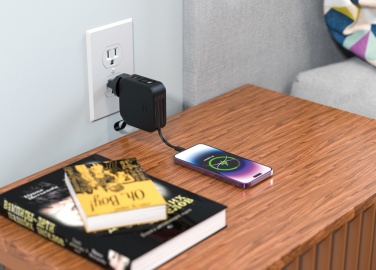 Logo trade promotional product photo of: Urban Vitamin Saratoga 5 in 1 universal charger