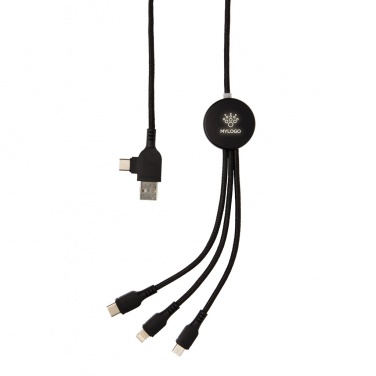 Logotrade advertising products photo of: Light up logo 6-in-1 cable