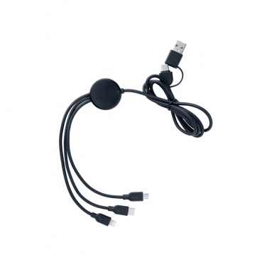 Logotrade promotional giveaway picture of: RCS recycled TPE and recycled plastic 6-in-1 cable