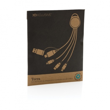 Logotrade corporate gifts photo of: Terra RCS recycled aluminium 6-in-1 charging cable