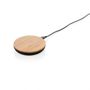 Logo trade advertising products picture of: Bamboo X 5W wireless charger