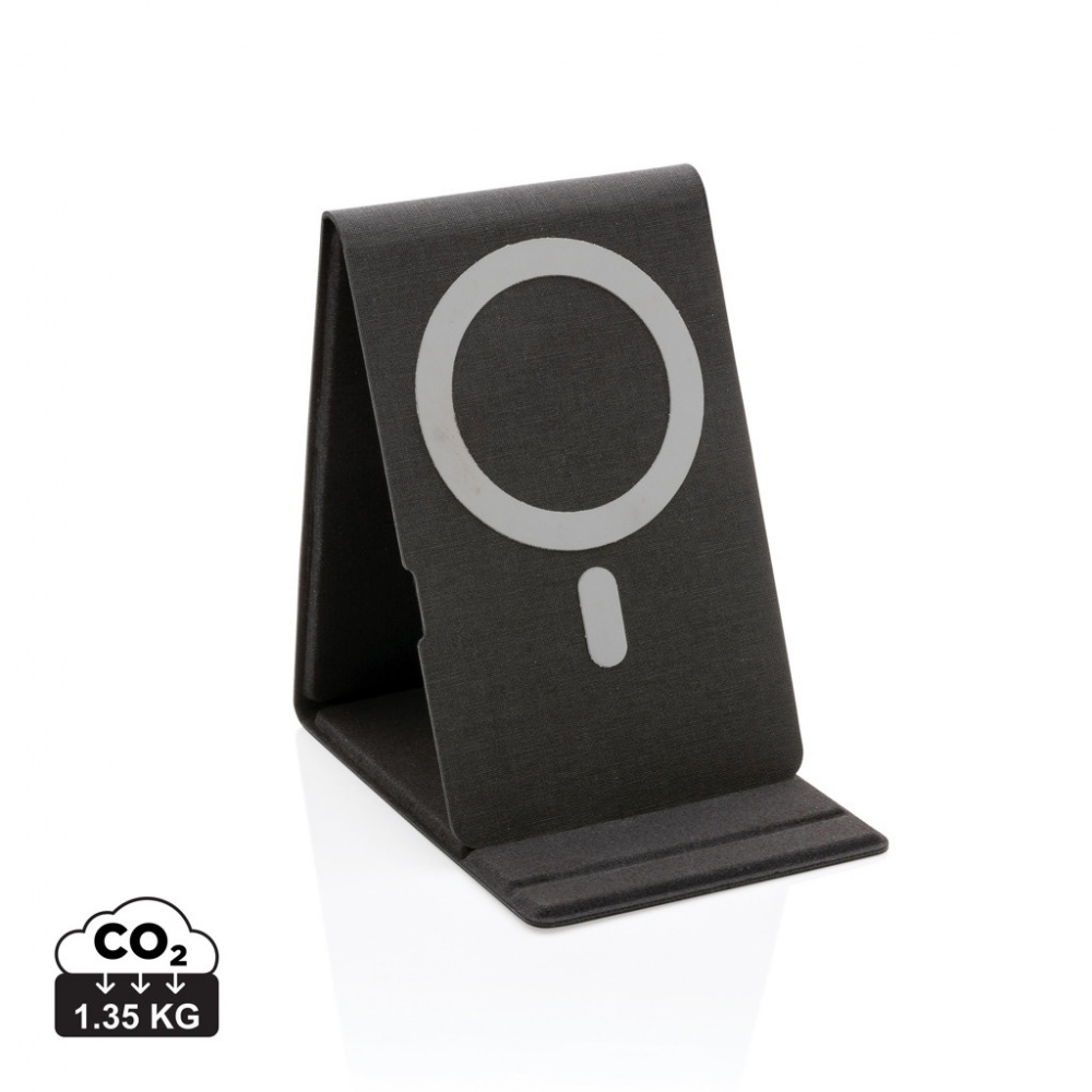 Logotrade promotional item picture of: Artic Magnetic 10W wireless charging phone stand