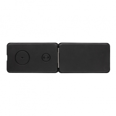 Logo trade corporate gift photo of: Swiss Peak RCS rPU 15W  3-in-1 magnetic wireless charger