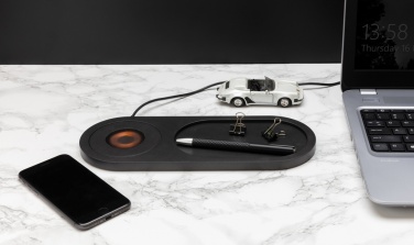 Logotrade promotional product image of: Encore 10W wireless charging valet tray