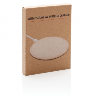 Logotrade promotional merchandise image of: 5W Wheat straw wireless charger