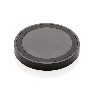 Logo trade business gifts image of: 5W wireless charging pad round