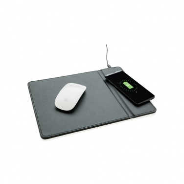 Logo trade promotional item photo of: Mousepad with 5W wireless charging