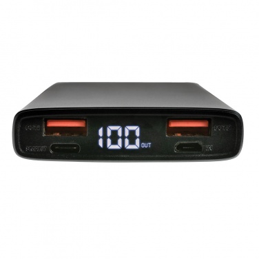 Logo trade promotional gifts picture of: Aluminium 18W 10.000 mAh PD Powerbank