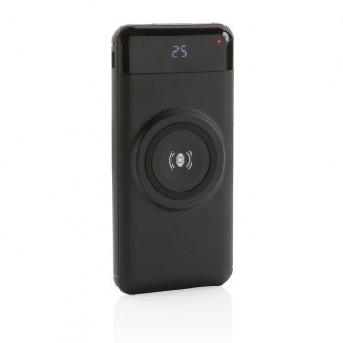 Logo trade corporate gifts image of: 10.000 mah wireless powerbank with watch charger