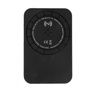 Logo trade promotional item photo of: Magnetic 5.000 mAh 5W wireless powerbank