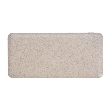 Logotrade promotional gift picture of: 10.000 mah wheat straw powerbank