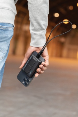 Logo trade corporate gifts image of: Urban Vitamin Sonoma RCS rplastic 10.000mah powerbank