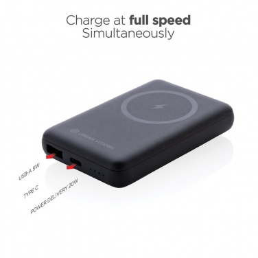 Logo trade promotional items image of: Urban Vitamin Los Altos RCS rplastic 5000mah powerbank