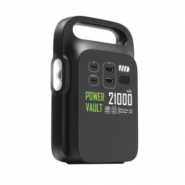 Logo trade promotional gifts picture of: Power Vault RCS rplastic 21000 mAh portable power station