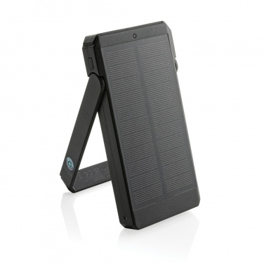Logotrade corporate gift image of: Skywave RCS recycled plastic solar powerbank 10000 mAh
