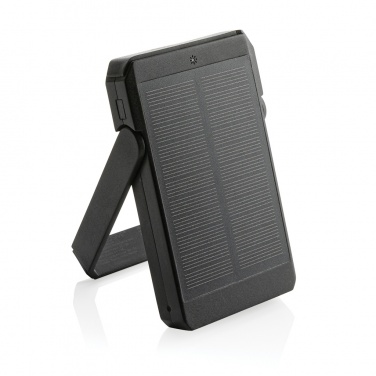 Logotrade promotional items photo of: Skywave RCS rplastic solar powerbank 5000 mAh 10W wireless