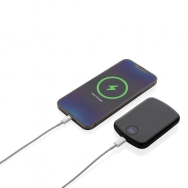 Logotrade promotional item picture of: MagBoost RCS recycled plastic 5000 mah magnetic powerbank