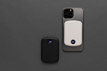 Logo trade business gifts image of: MagBoost RCS recycled plastic 5000 mah magnetic powerbank