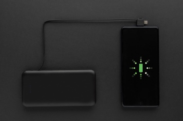 Logo trade business gift photo of: Lockhart RCS recycled plastic 10.000 with integrated cables