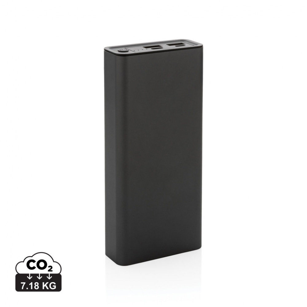 Logotrade promotional giveaway image of: Terra RCS recycled 20W aluminium powerbank 20.000 mAh