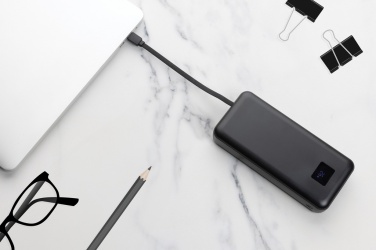 Logo trade promotional merchandise picture of: Gridley RCS rplastic 20000 65W laptop powerbank