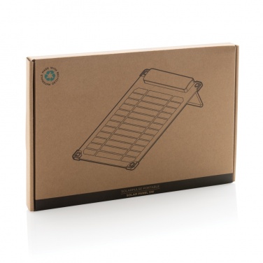 Logo trade promotional giveaways image of: Solarpulse rplastic portable solar panel 5W