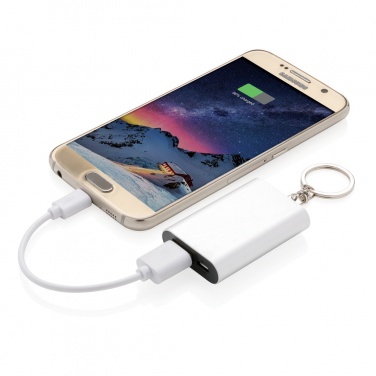 Logo trade promotional gifts picture of: 1.000 mAh keychain powerbank