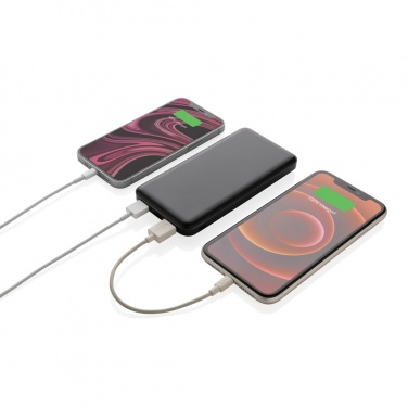 Logo trade promotional merchandise image of: High Density 10.000 mAh Pocket Powerbank