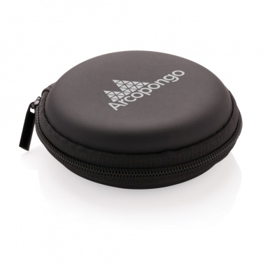 Logo trade business gifts image of: Wireless earbuds in pouch