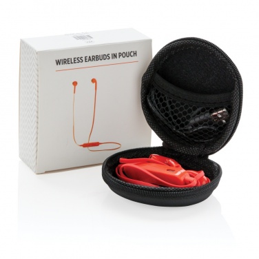 Logo trade promotional products picture of: Wireless earbuds in pouch