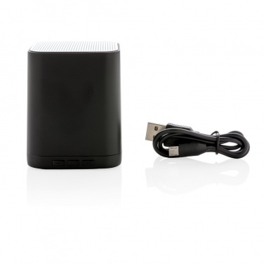 Logotrade corporate gift picture of: Light up logo wireless speaker