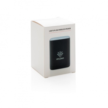 Logotrade promotional giveaways photo of: Light up logo wireless speaker