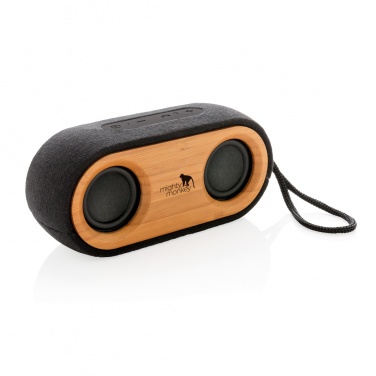 Logotrade promotional giveaways photo of: Bamboo X double speaker
