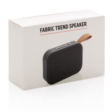 Logo trade promotional merchandise picture of: Fabric trend speaker