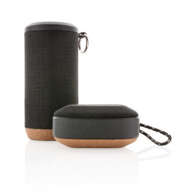 Logo trade corporate gift photo of: Baia 10W wireless speaker, cork