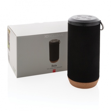 Logotrade promotional merchandise image of: Baia 10W wireless speaker, cork