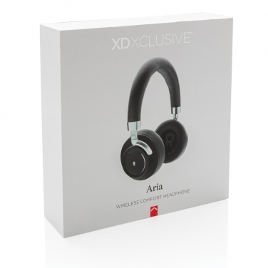 Logo trade corporate gifts image of: Aria Wireless Comfort Headphones
